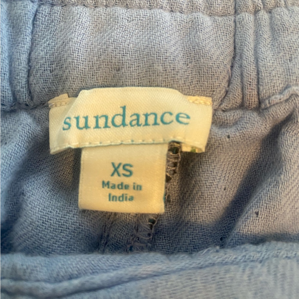 Sundance Light Blue Plaid Lounge‎ Pajama Pants Women’s XS Preloved - Picture 2 of 8